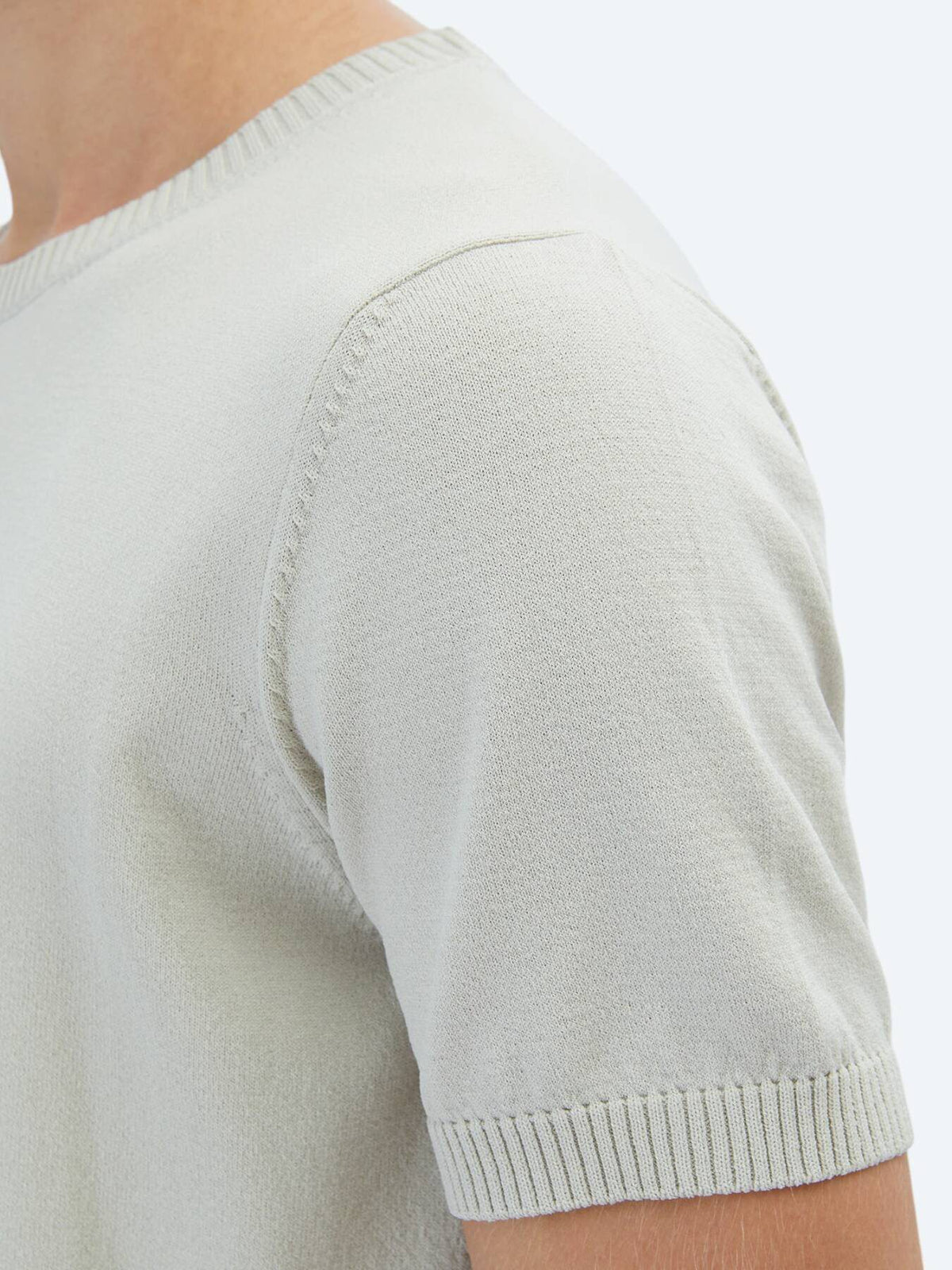Gestrickter Rundhals Fahrradpullover