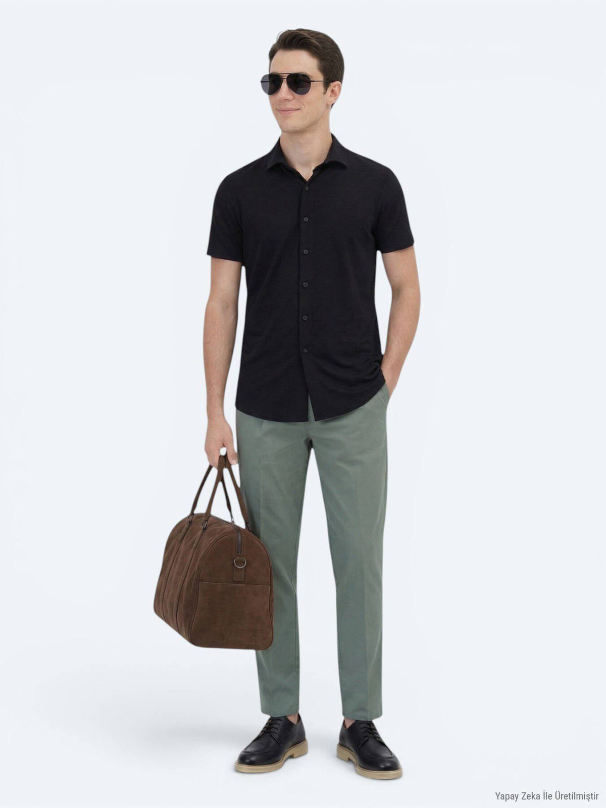 Einfaches Regular Fit Freizeithemd