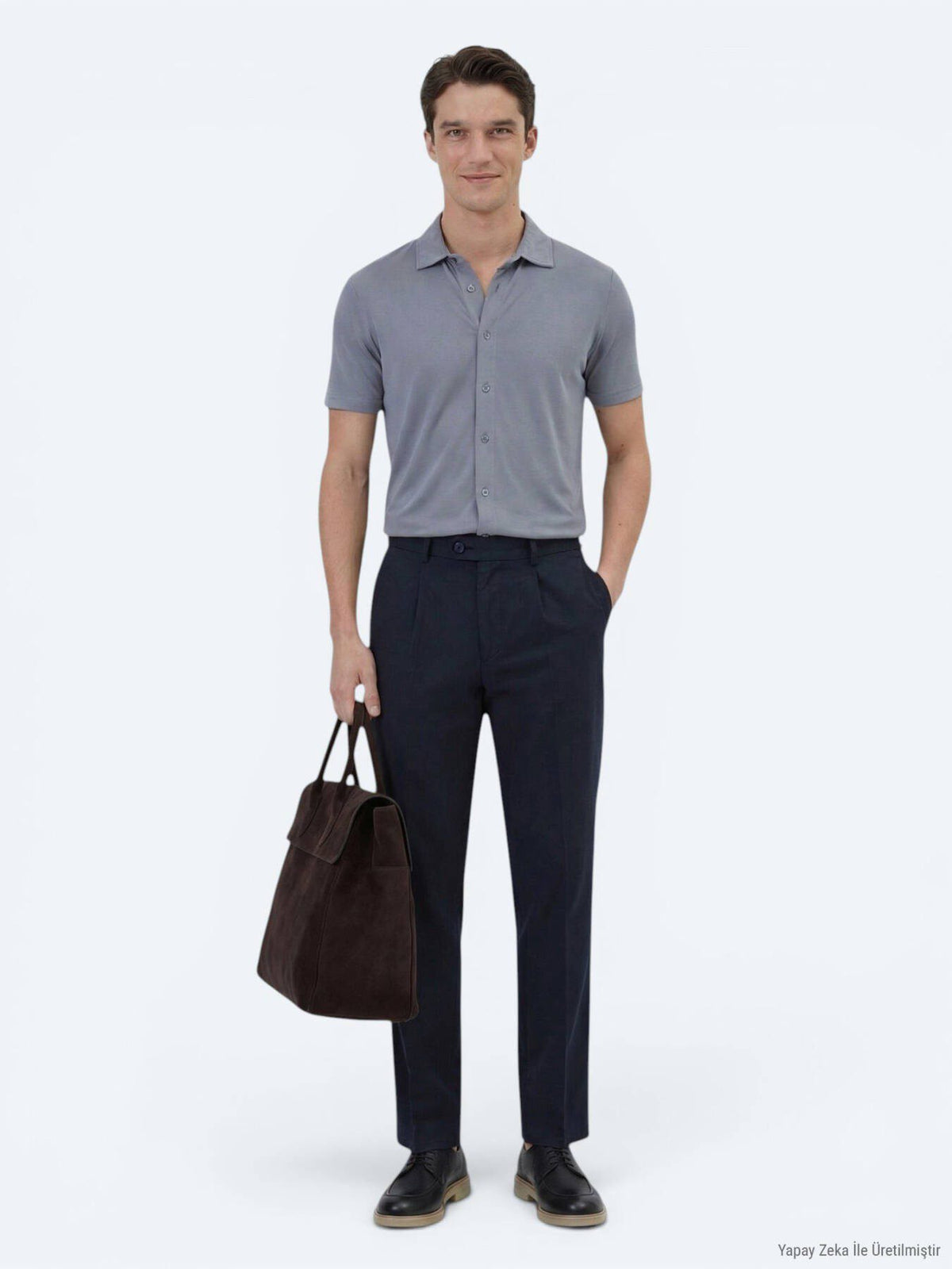 Einfaches Regular Fit Freizeithemd