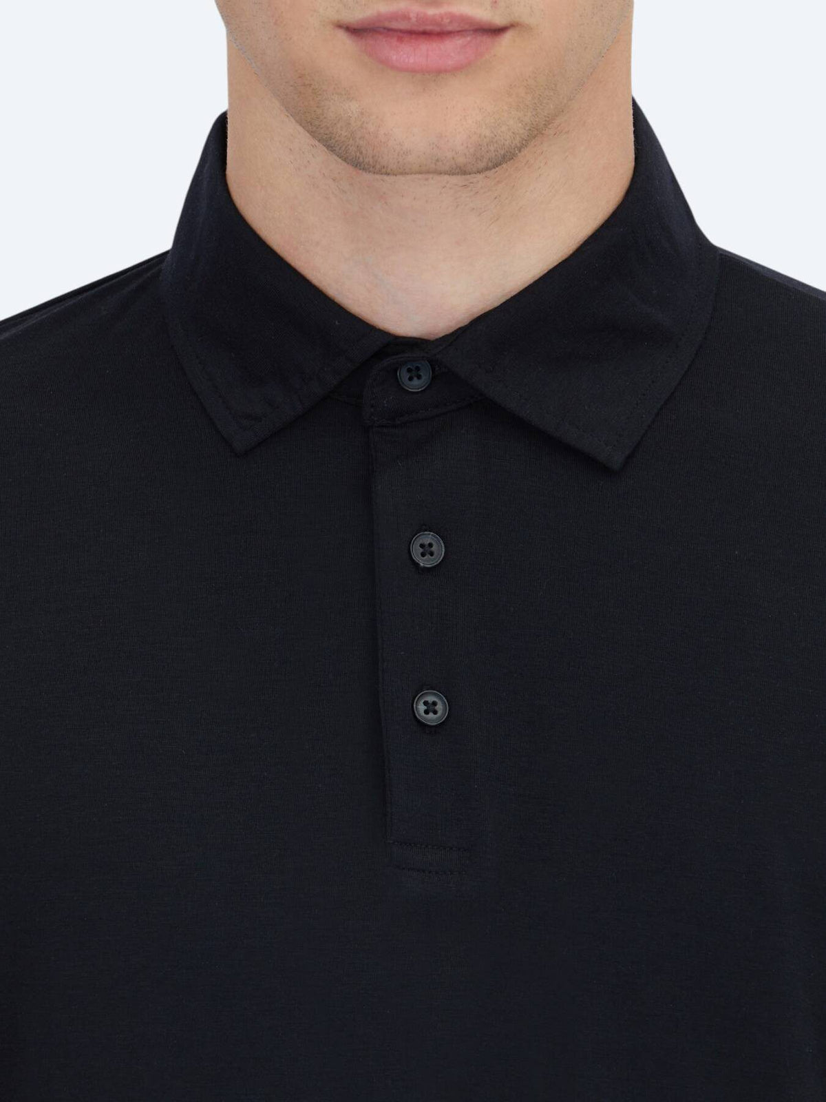 Einfaches Polohals-T-Shirt