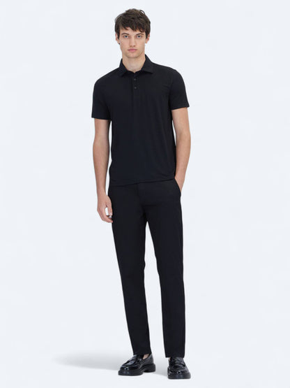 Einfaches Polohals-T-Shirt