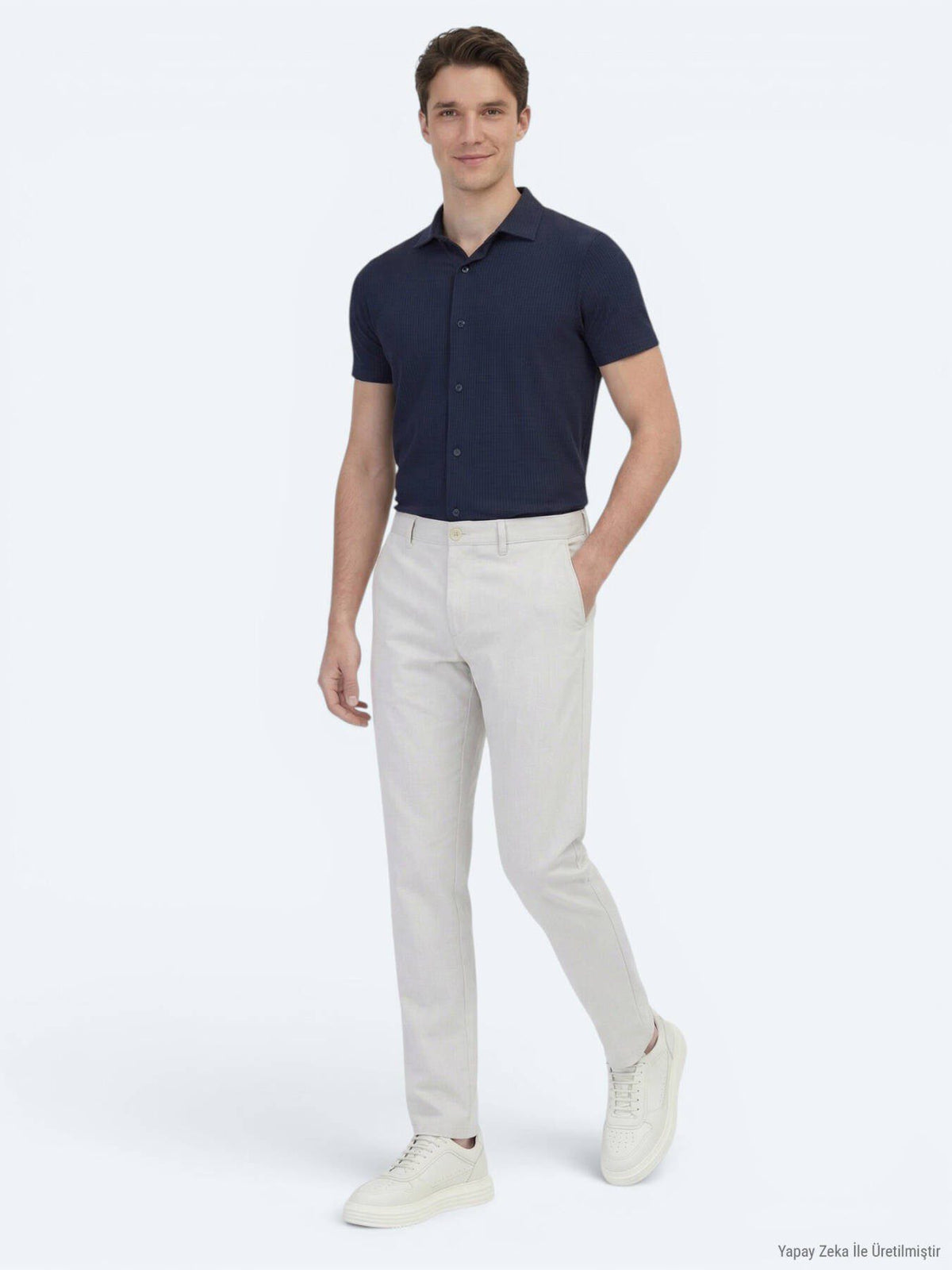 Gemustertes Regular Fit Freizeithemd