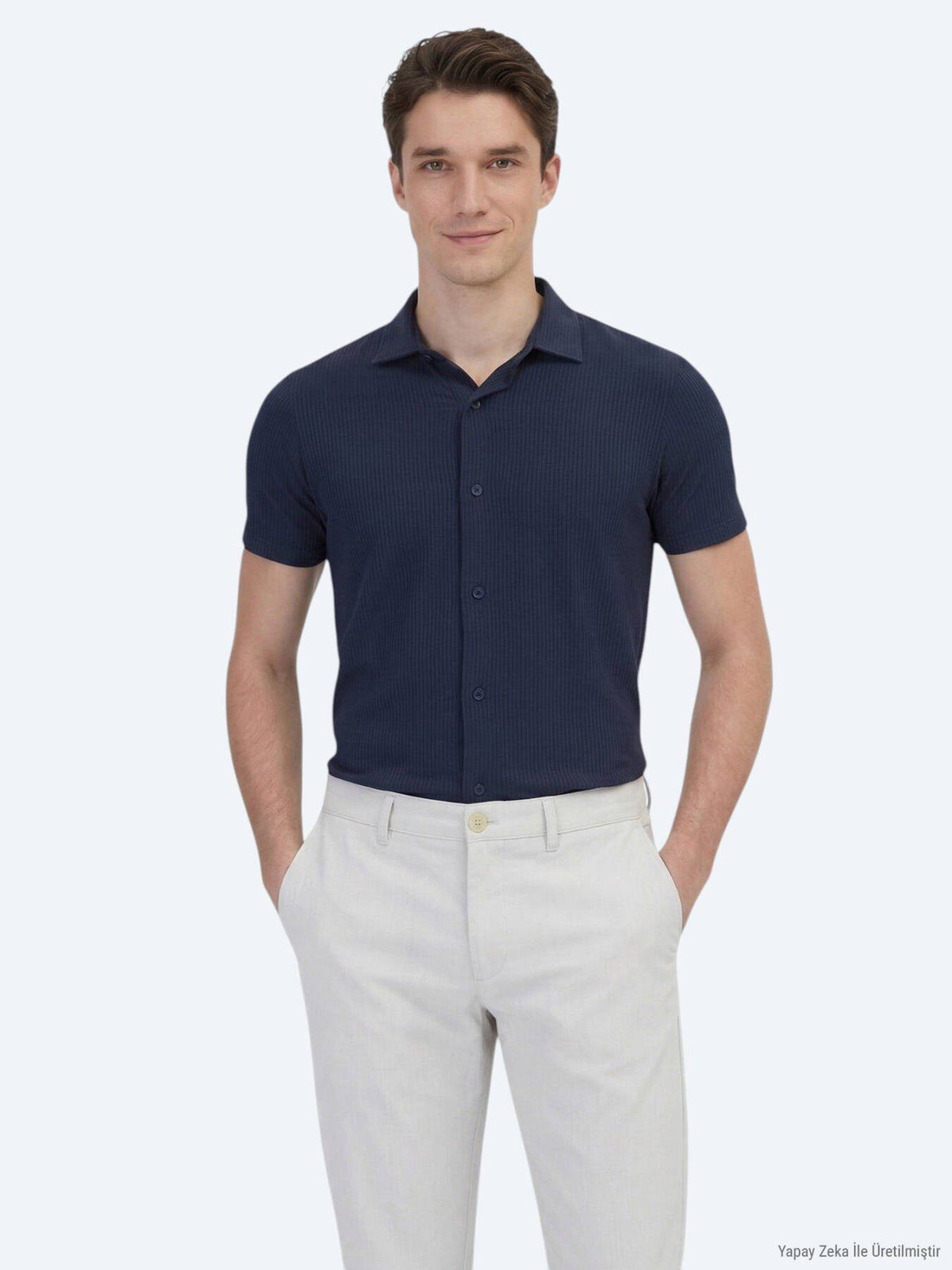 Gemustertes Regular Fit Freizeithemd