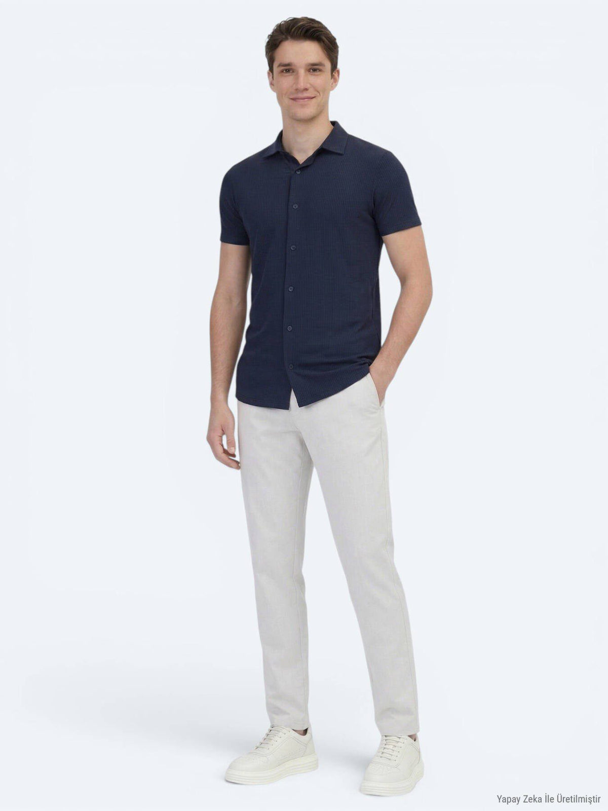Gemustertes Regular Fit Freizeithemd