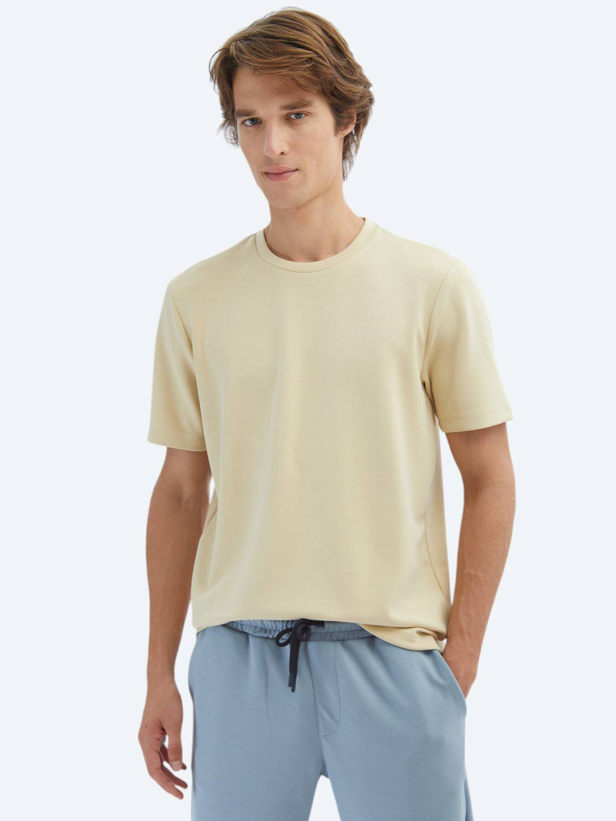 Einfaches Fahrrad Hals T-Shirt