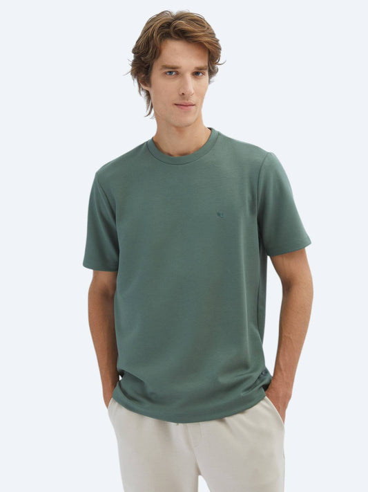 Einfaches Fahrrad Hals T-Shirt