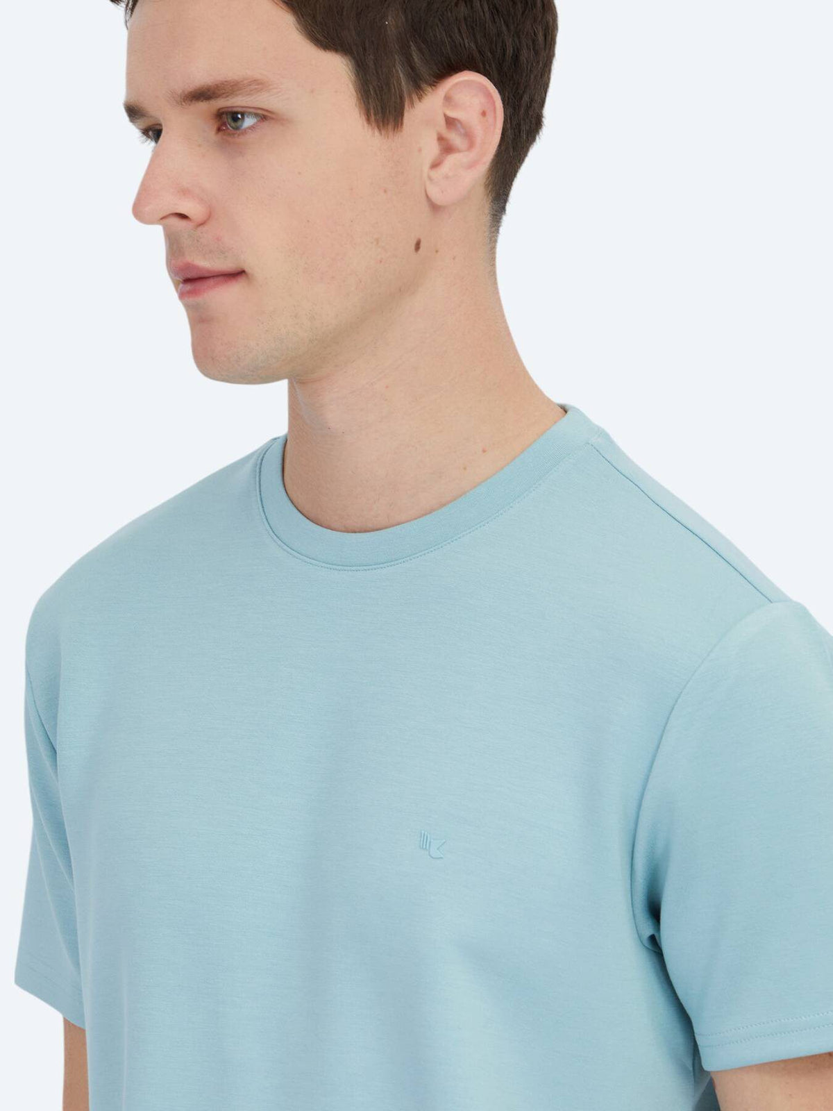 Einfaches Fahrrad Hals T-Shirt