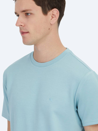 Einfaches Fahrrad Hals T-Shirt