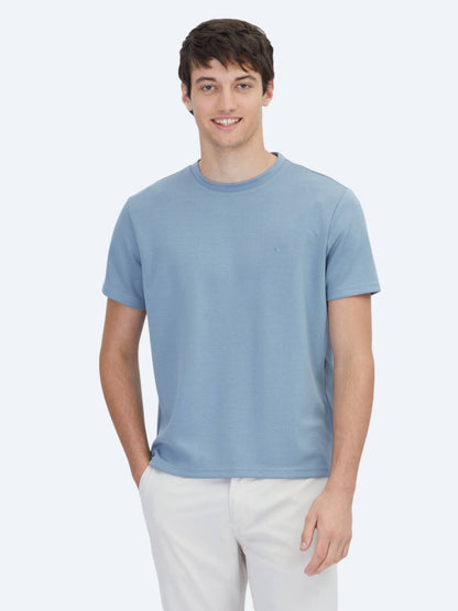 Einfaches Fahrrad Hals T-Shirt