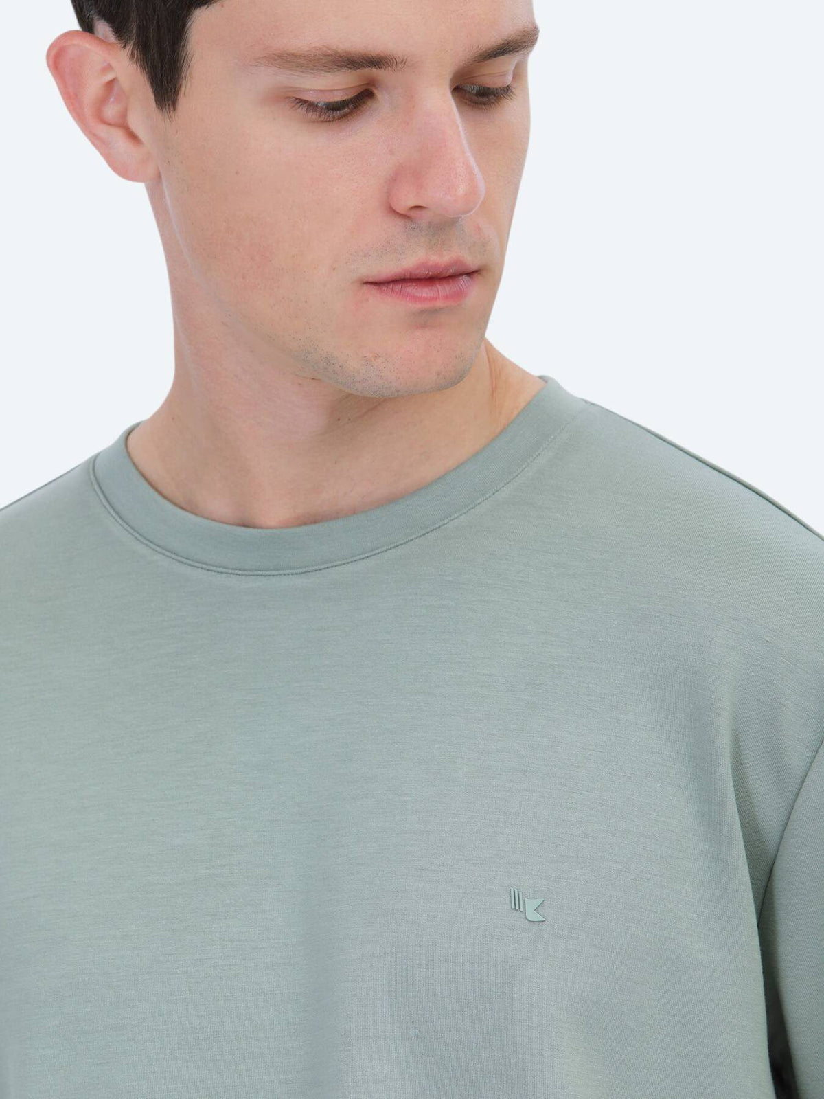 Einfaches Fahrrad Hals T-Shirt