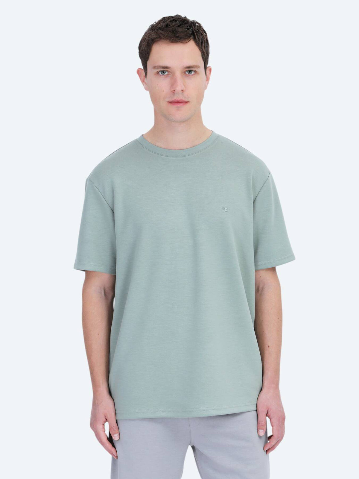 Einfaches Fahrrad Hals T-Shirt
