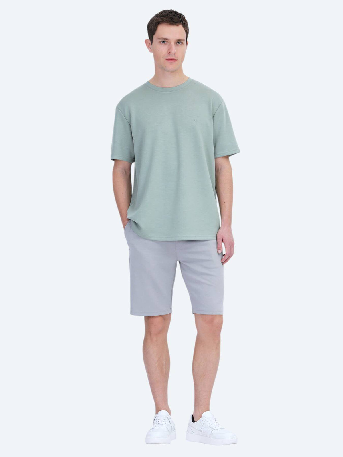 Einfaches Fahrrad Hals T-Shirt