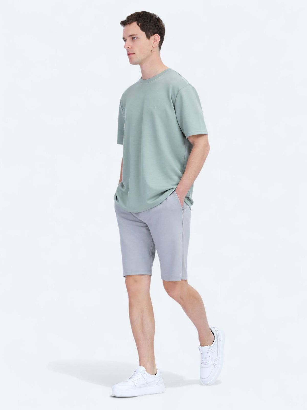 Einfaches Fahrrad Hals T-Shirt