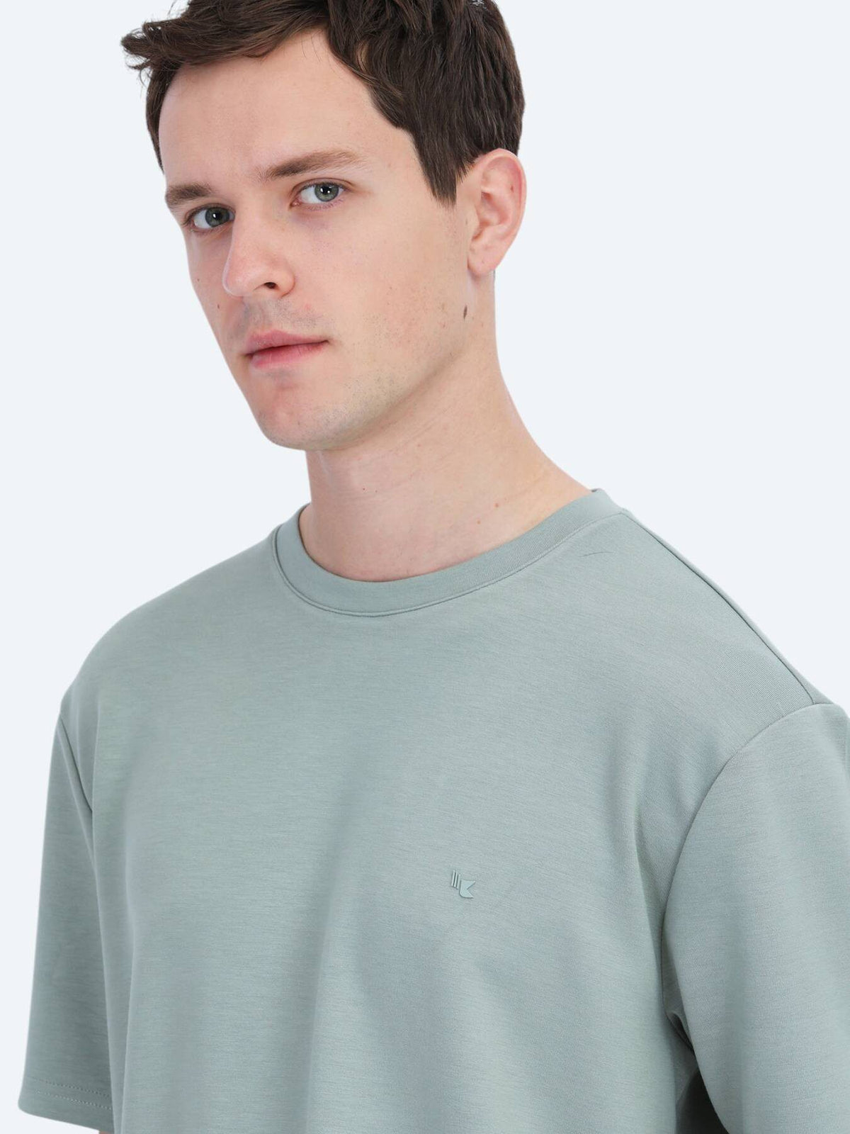 Einfaches Fahrrad Hals T-Shirt