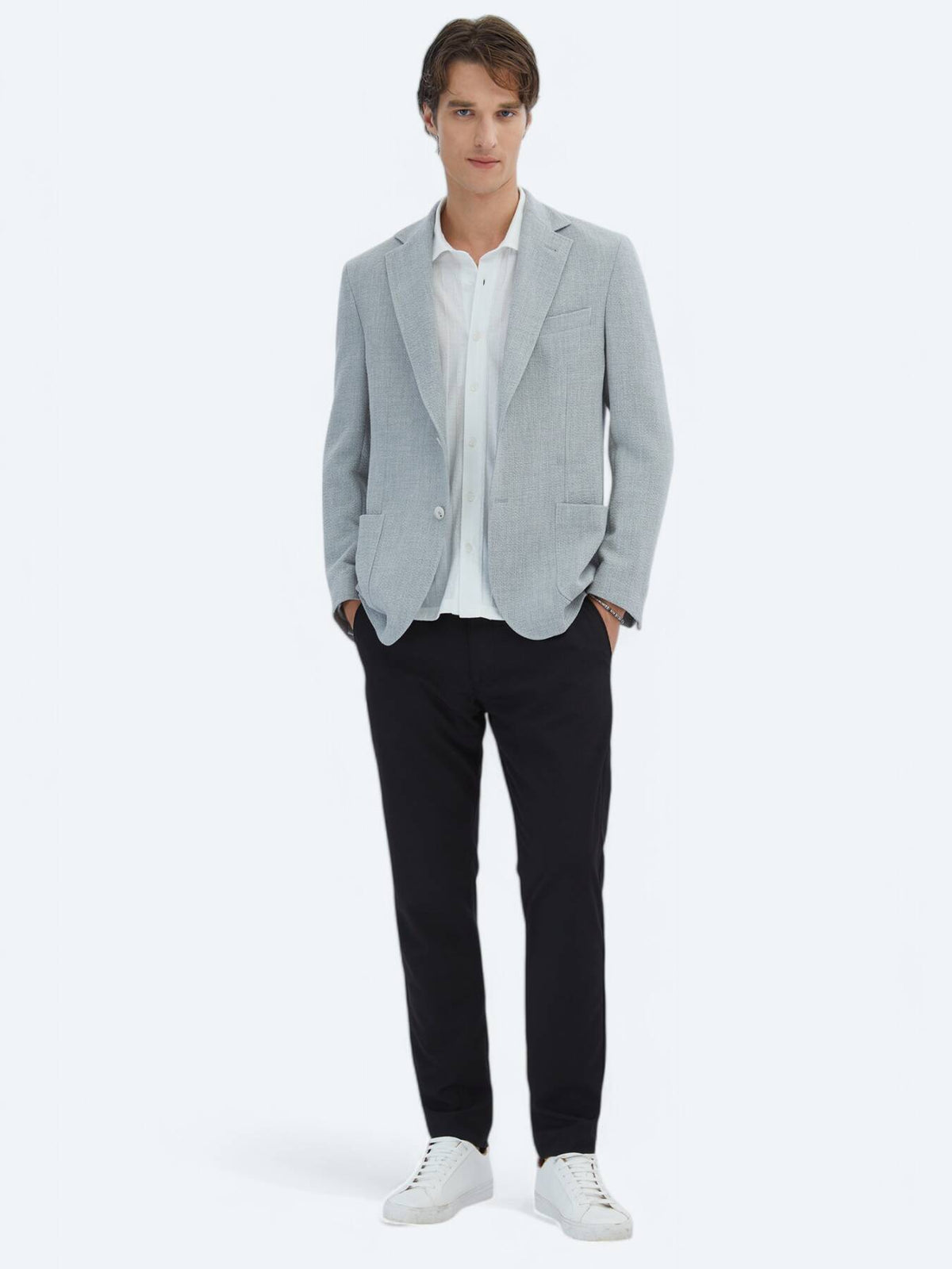 Gemusterte Modern Fit Jacke