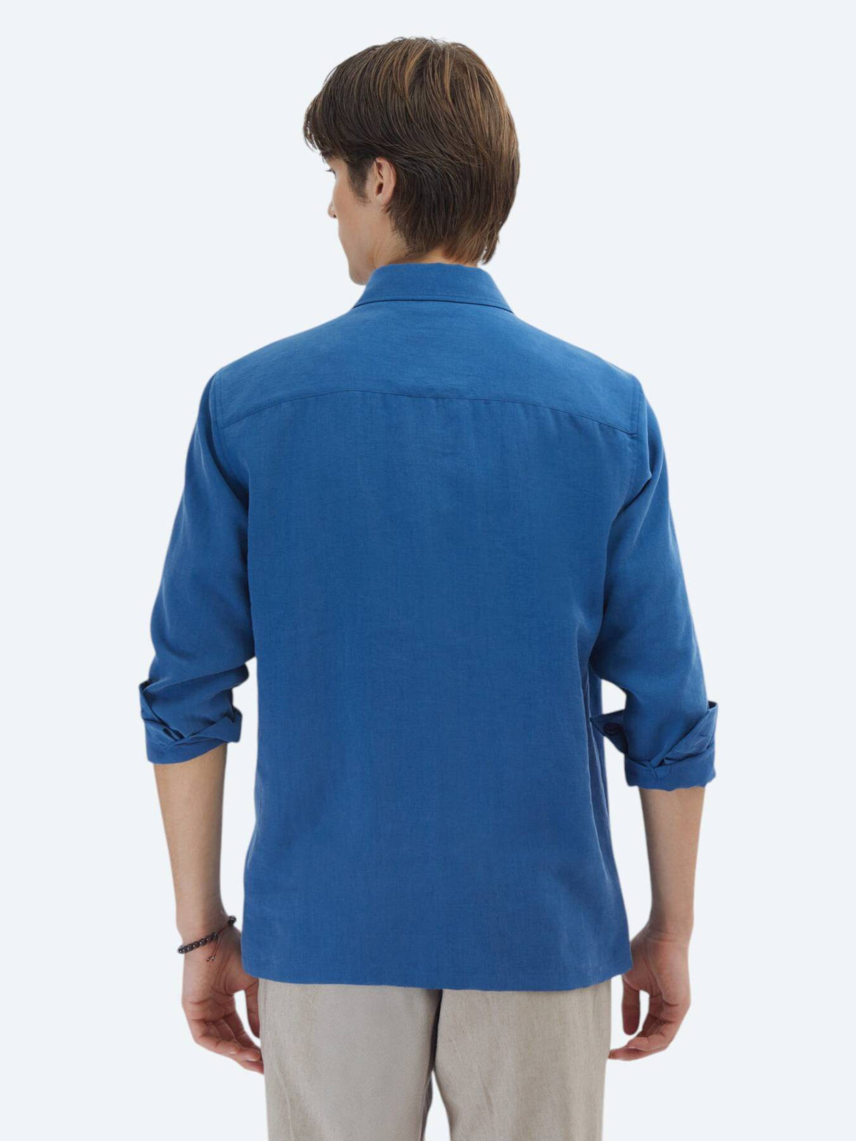 Klassisches Gewebtes Overshirt - Reguläre Passform