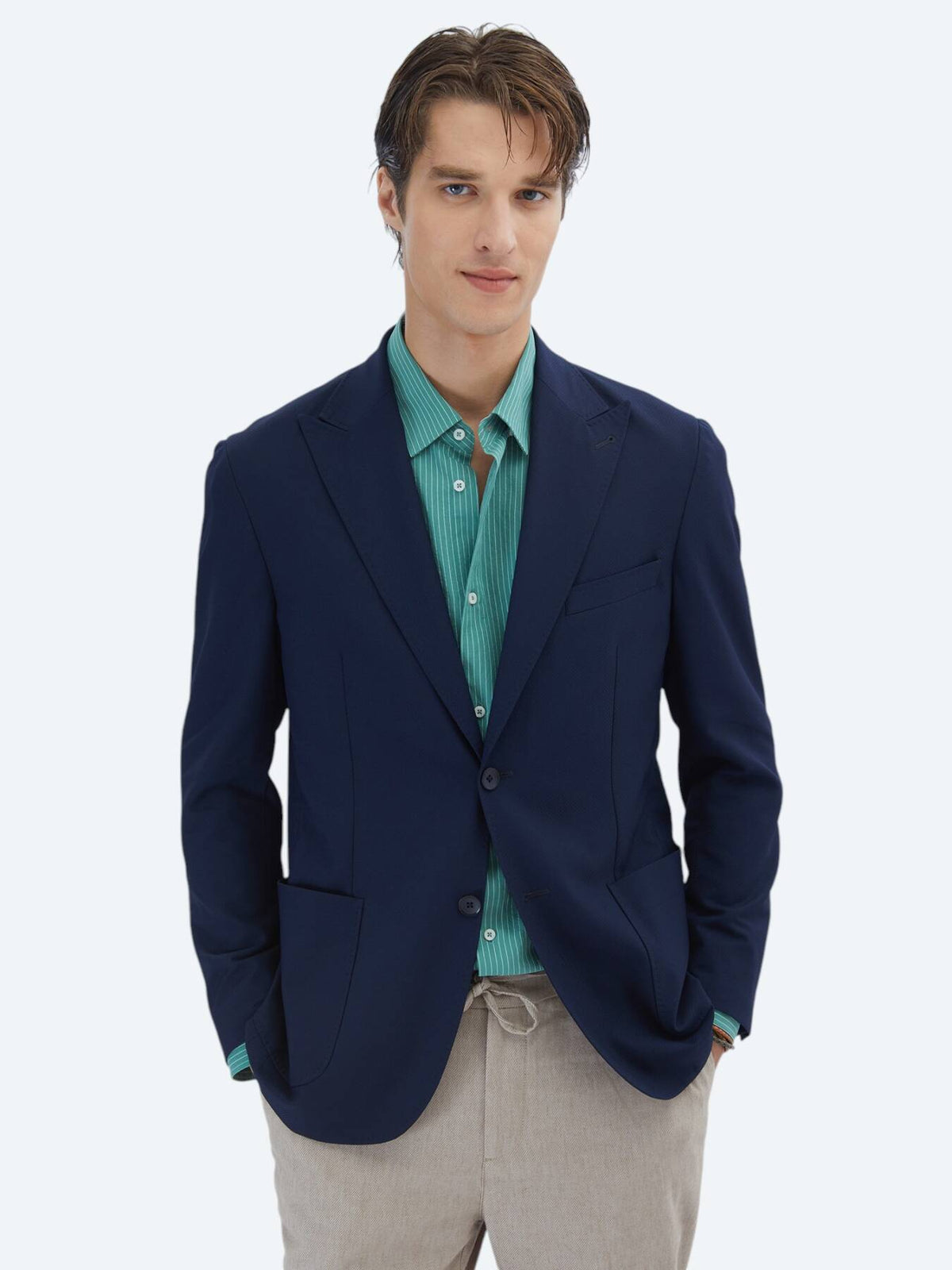 Gemusterte Modern Fit Jacke