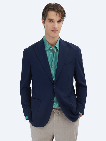 Gemusterte Modern Fit Jacke