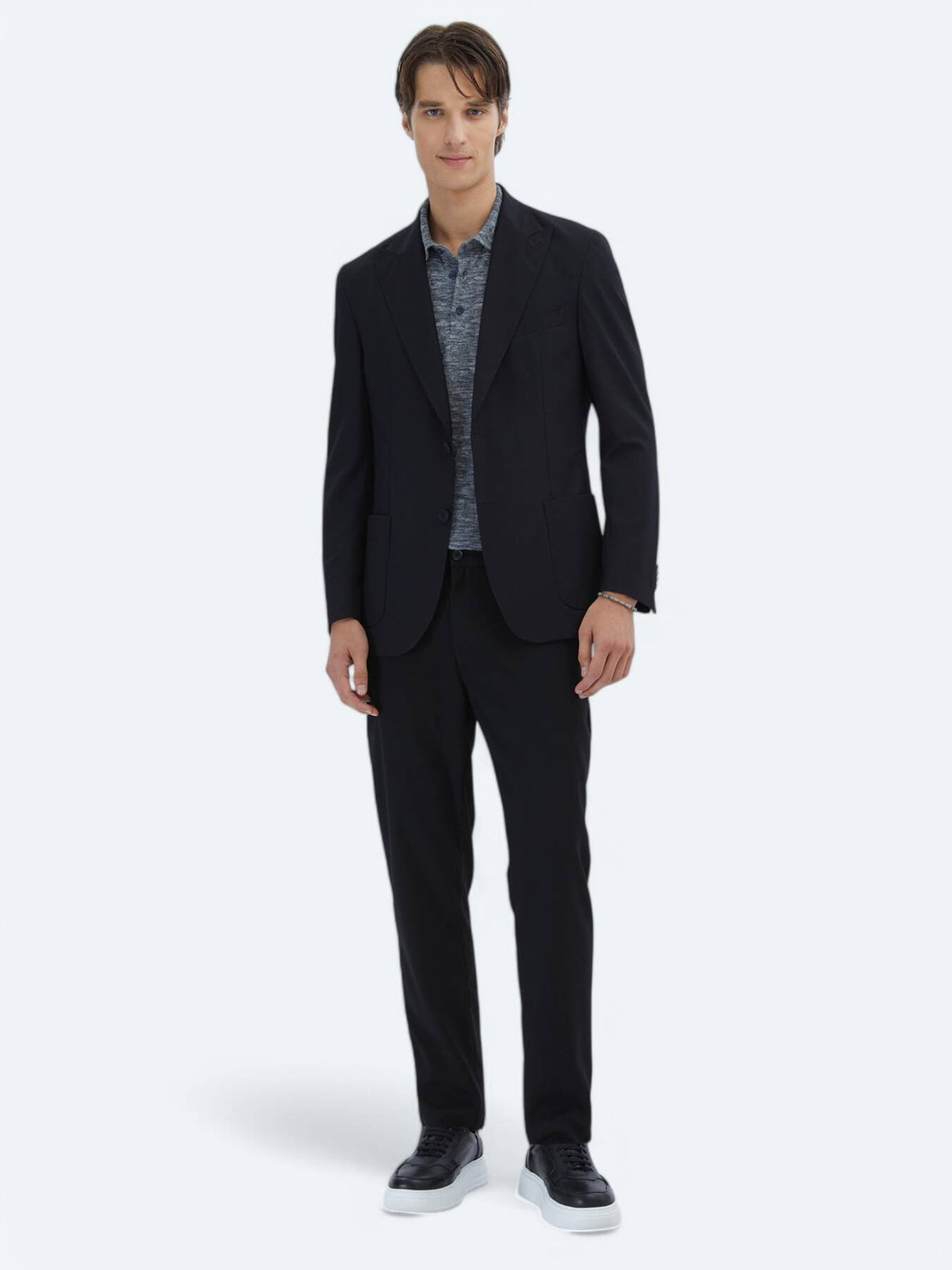 Gemusterte Modern Fit Jacke