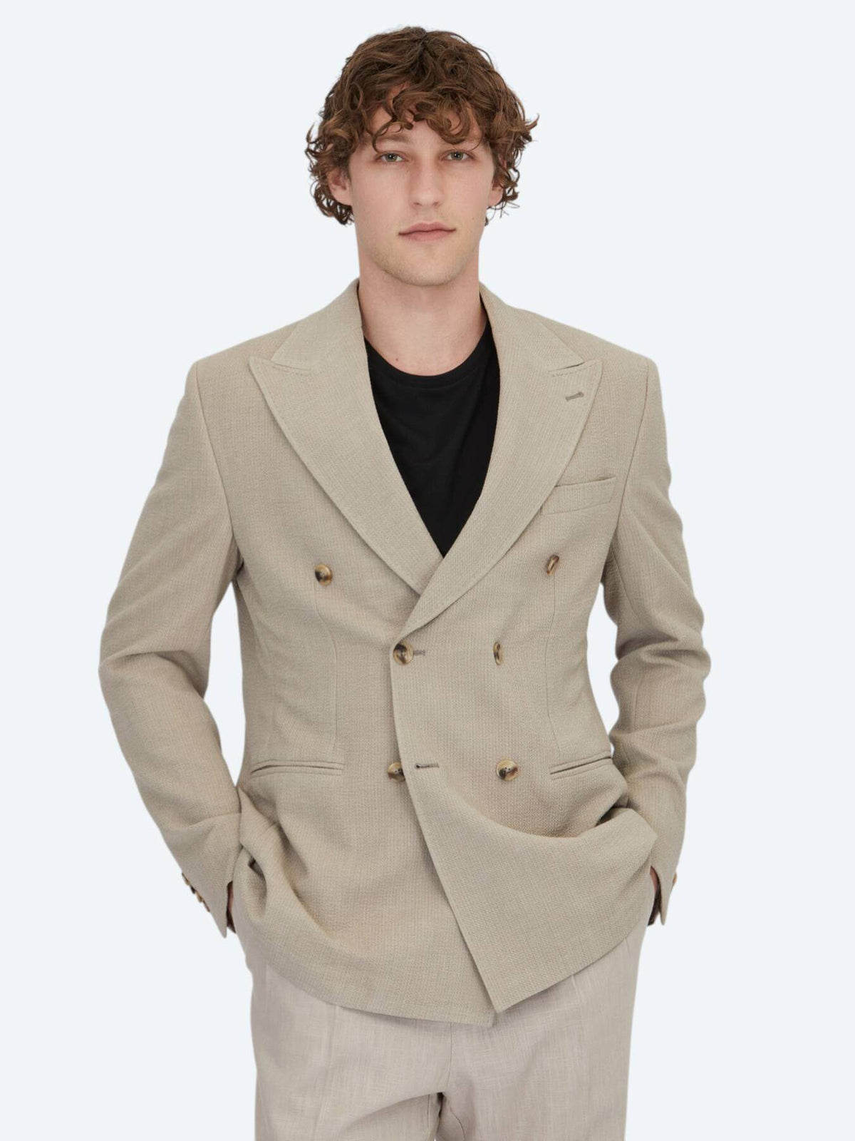 Komfort-Jacke mit Nerzmuster