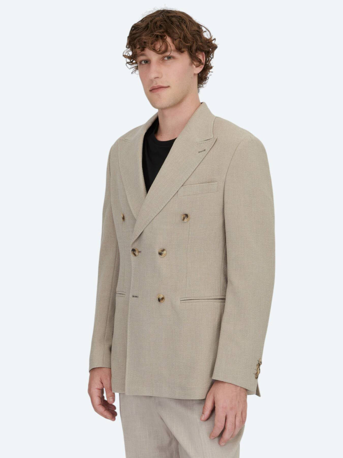 Komfort-Jacke mit Nerzmuster