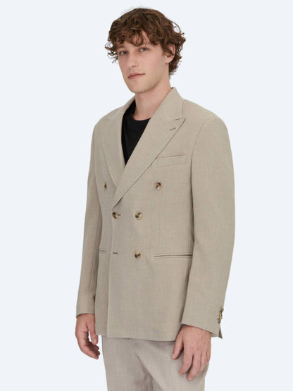 Komfort-Jacke mit Nerzmuster