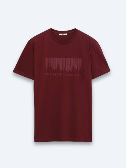 Bedrucktes Fahrrad-Kragen 100% Baumwoll-T-Shirt