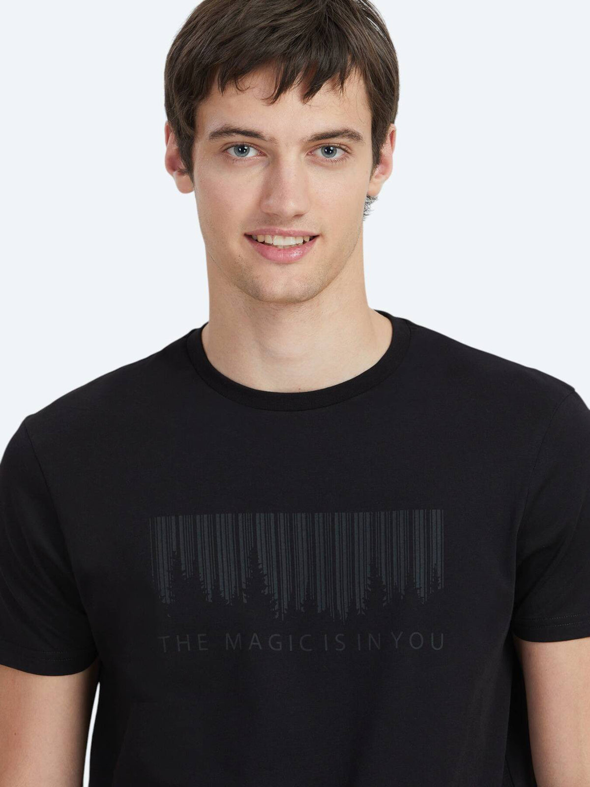 Bedrucktes Fahrrad-Kragen 100% Baumwoll-T-Shirt