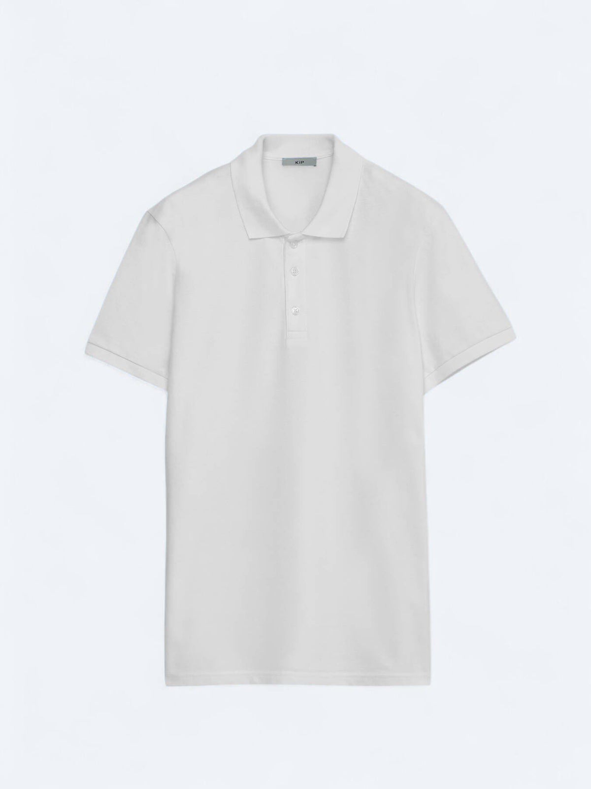 Einfaches Baumwoll-Polo mit Rollkragen