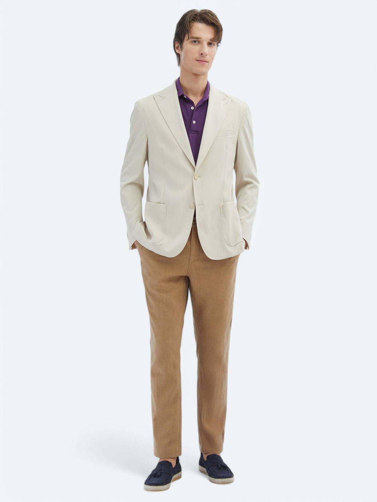 Gemusterte Modern Fit Jacke