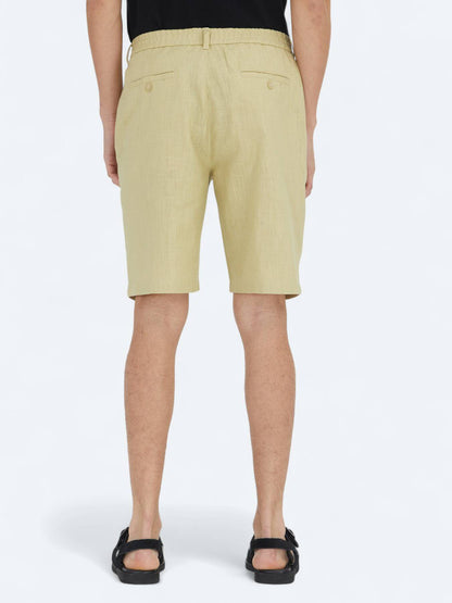 Gestrickte Jogger-Passform Baumwollmischung Shorts