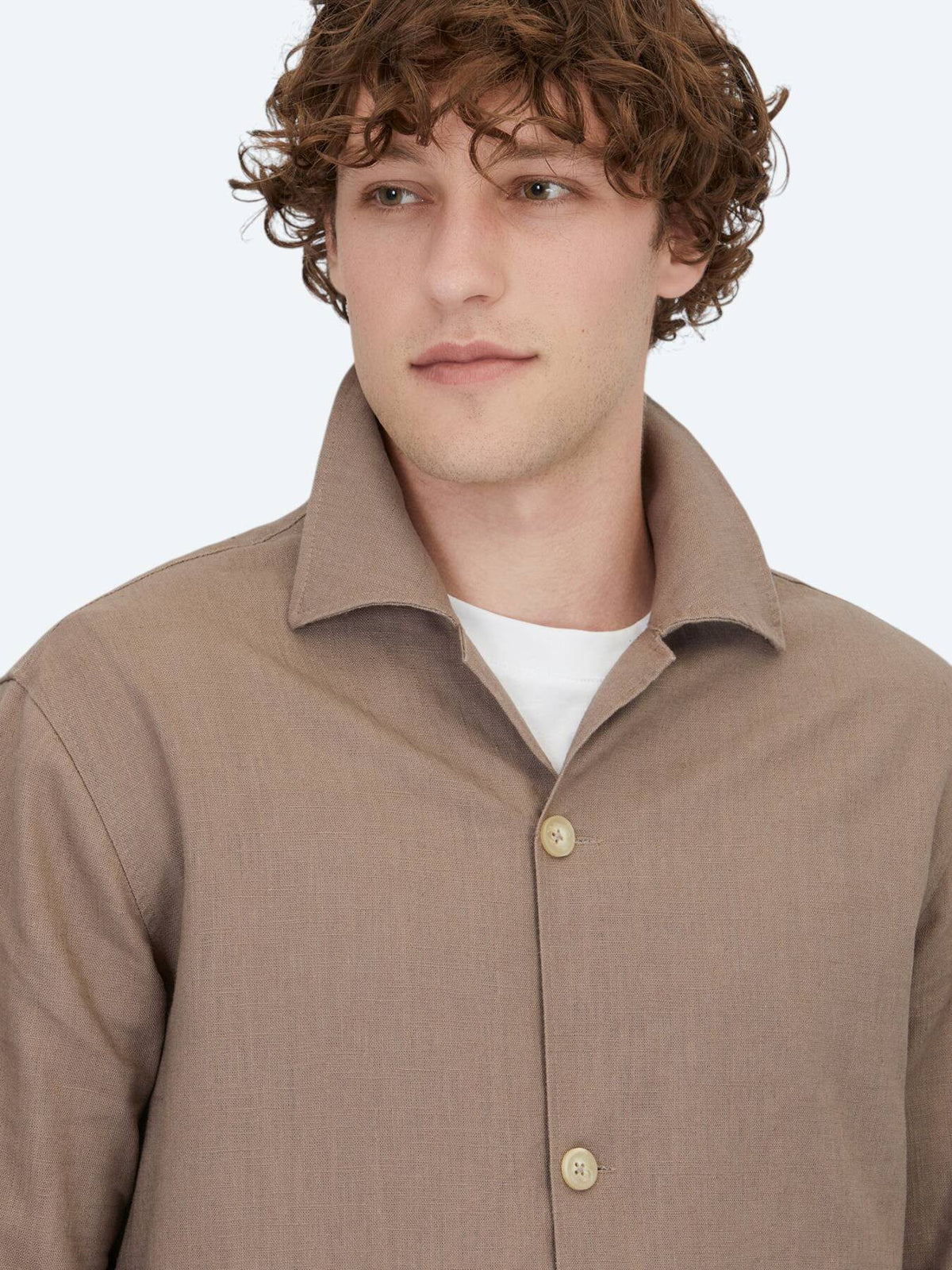 Dunkelviole Regular Fit Gewebte Baumwollmischung Overshirt