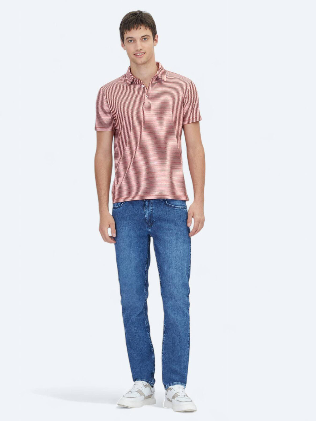 Kiremit Polo T-Shirt aus 100% Baumwolle