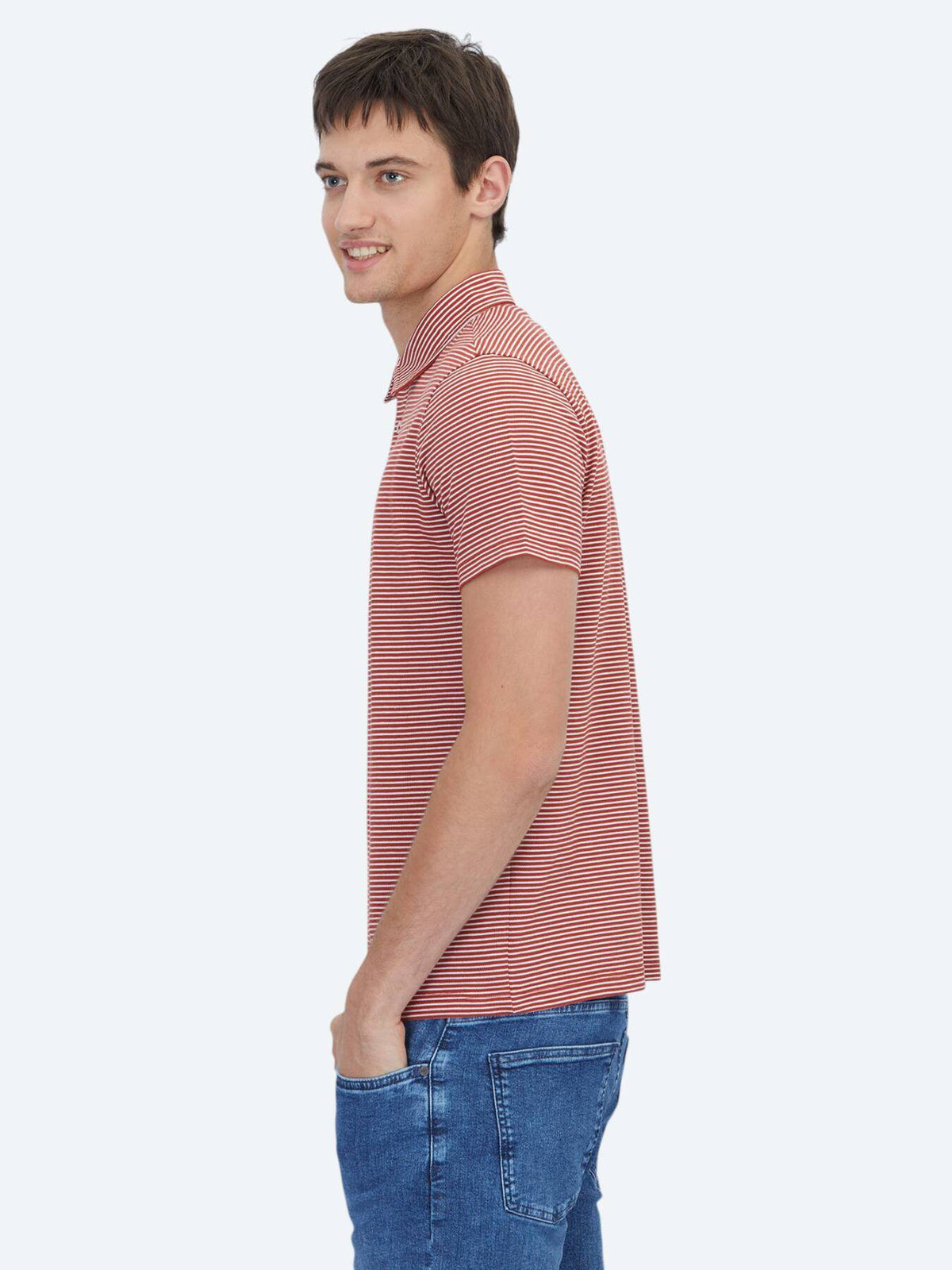 Kiremit Polo T-Shirt aus 100% Baumwolle