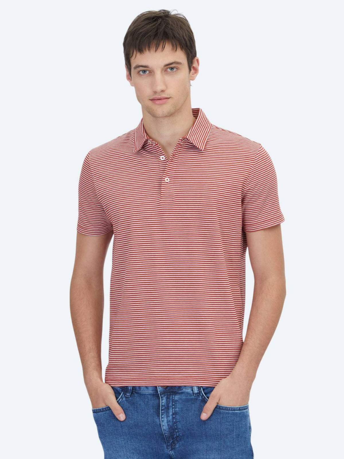 Kiremit Polo T-Shirt aus 100% Baumwolle