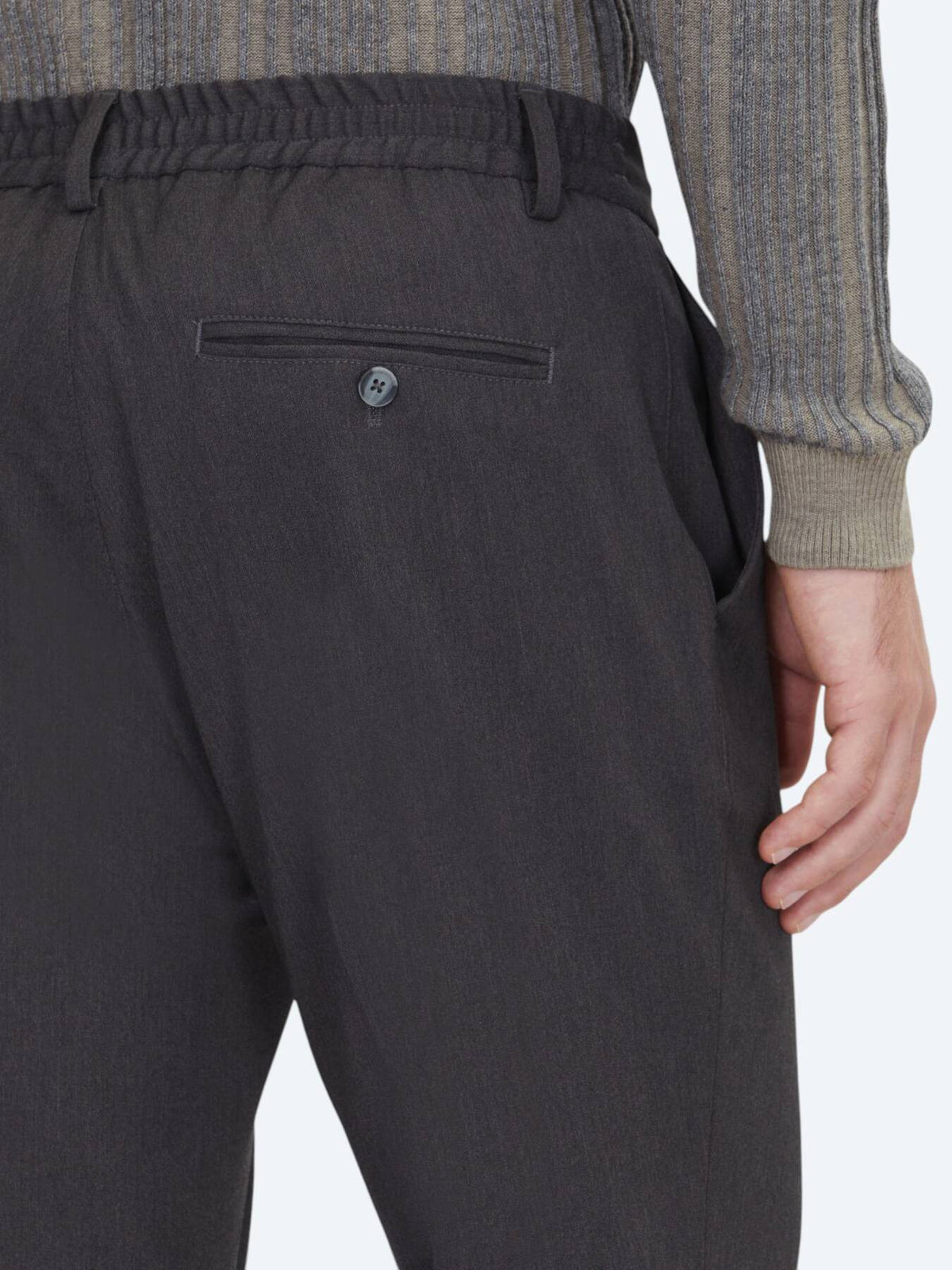 Harte Kohle Weben Jogging Fit Recycelte Freizeithose