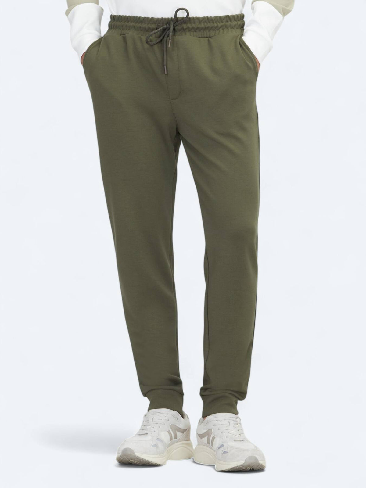 Khaki-Sweatpants