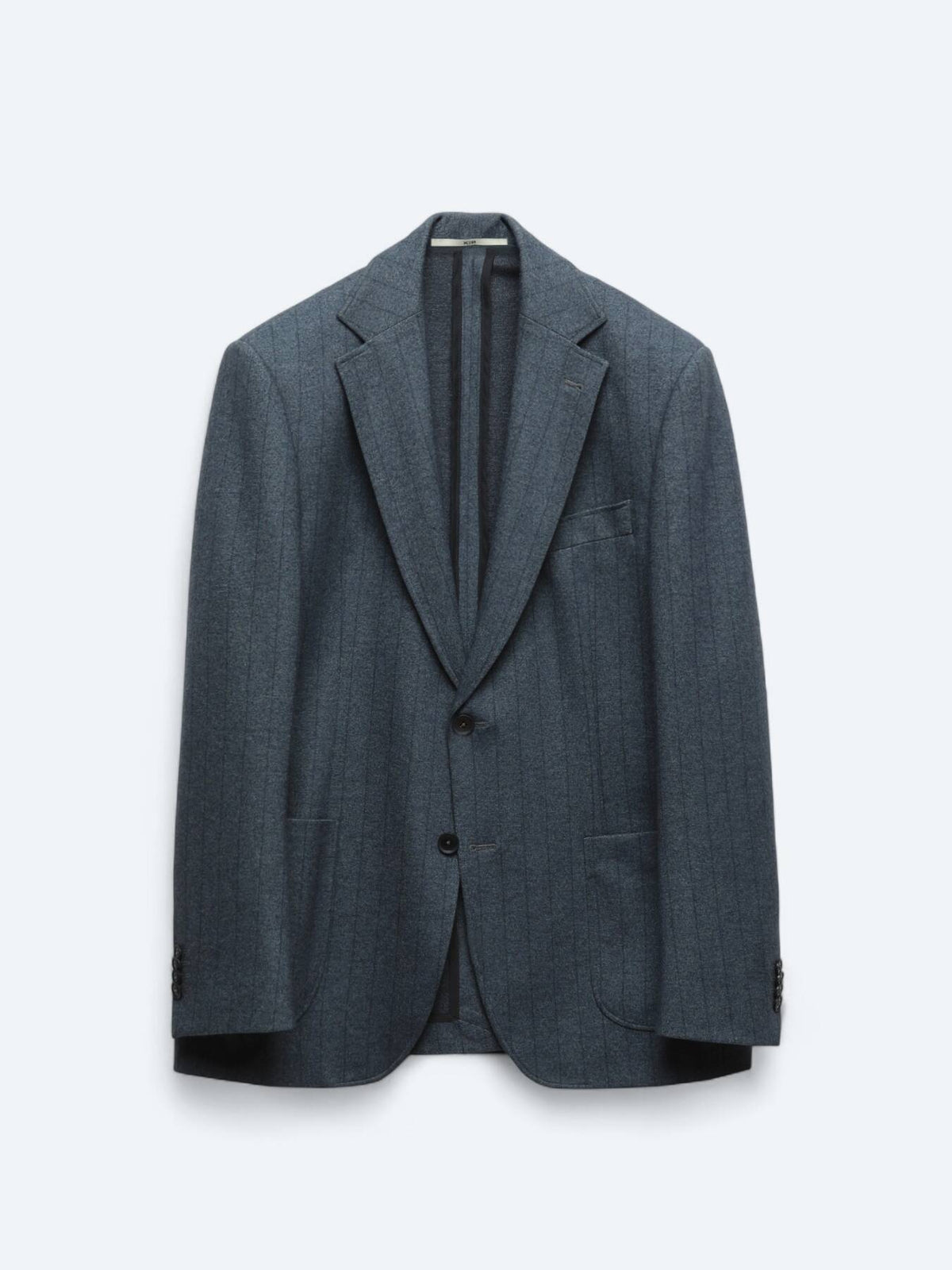 Blaue Gestreifte Modern Fit Jacke