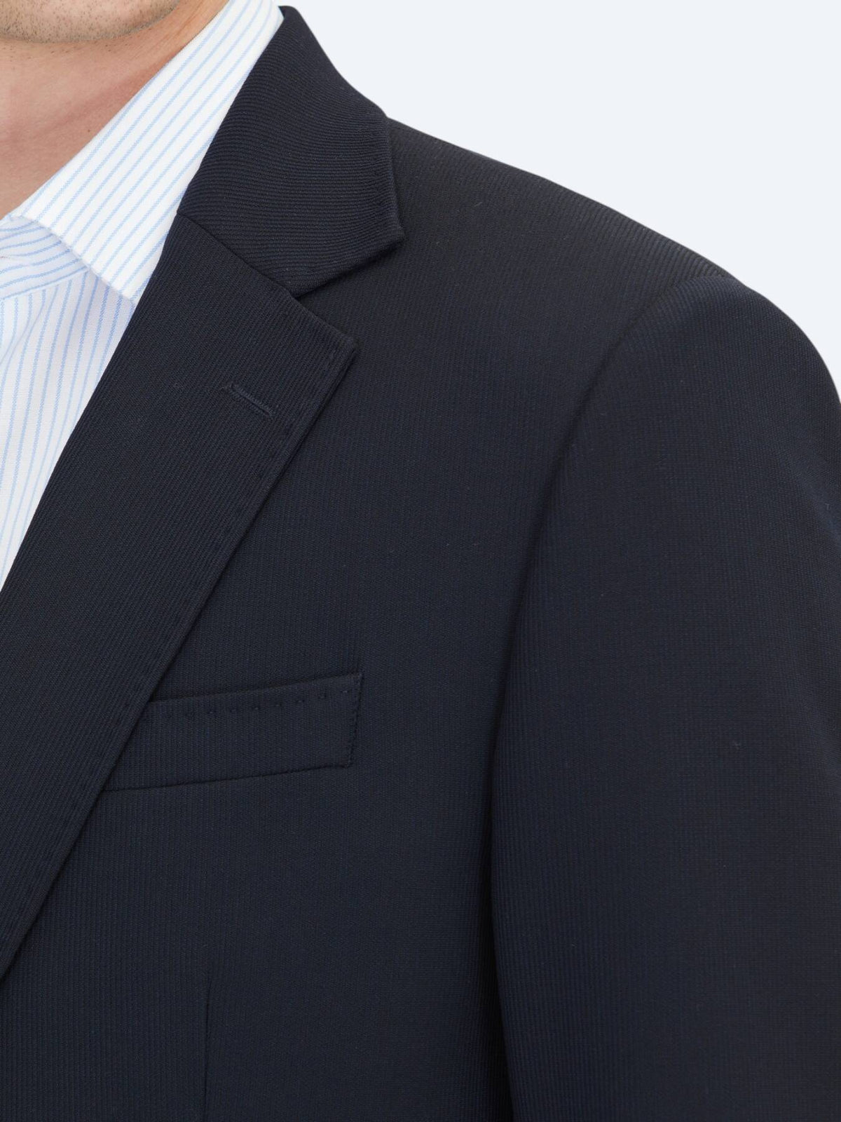Marineblauer Mikro-Modern-Fit-Anzug