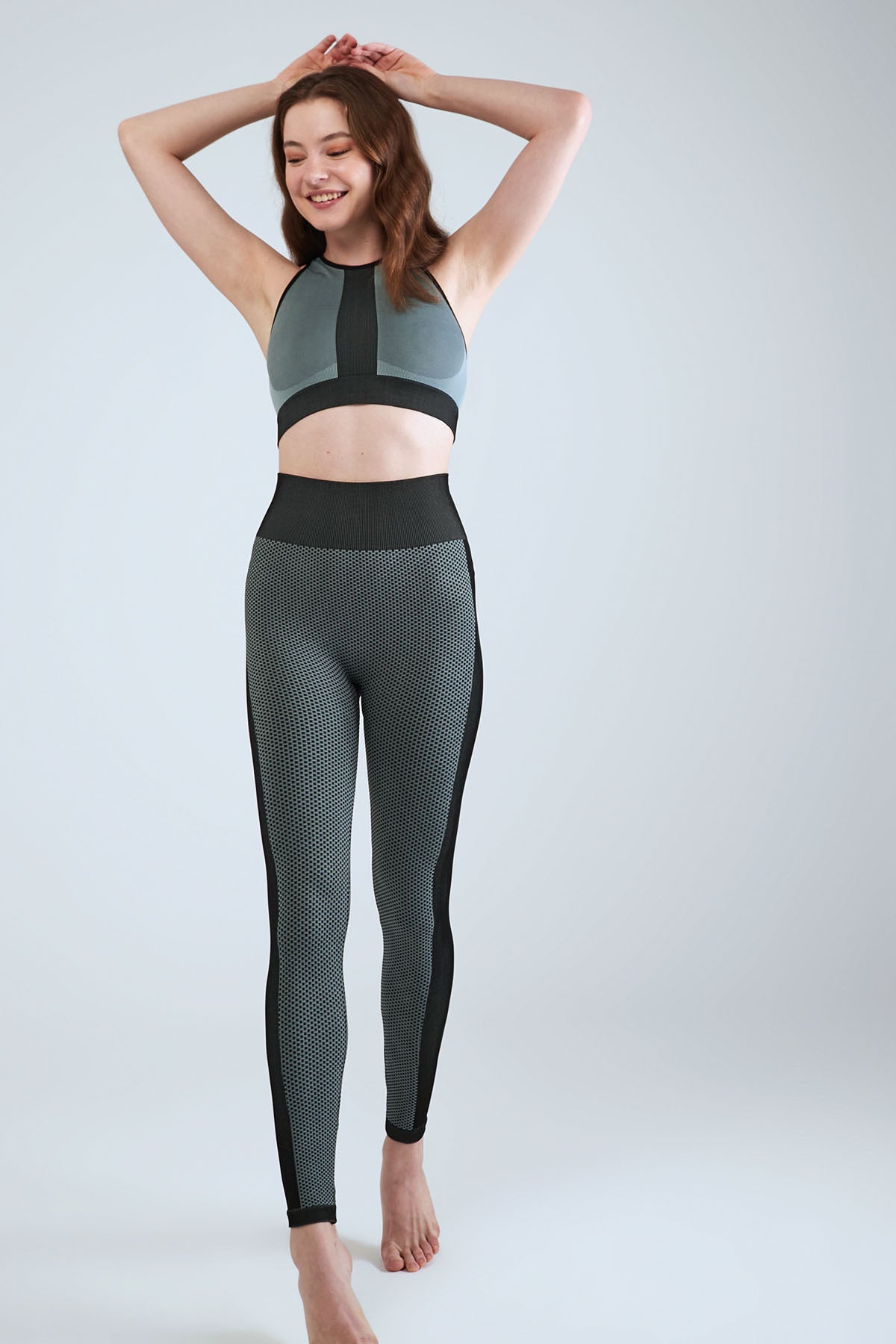 Herita Herita Leggings Top Set Green