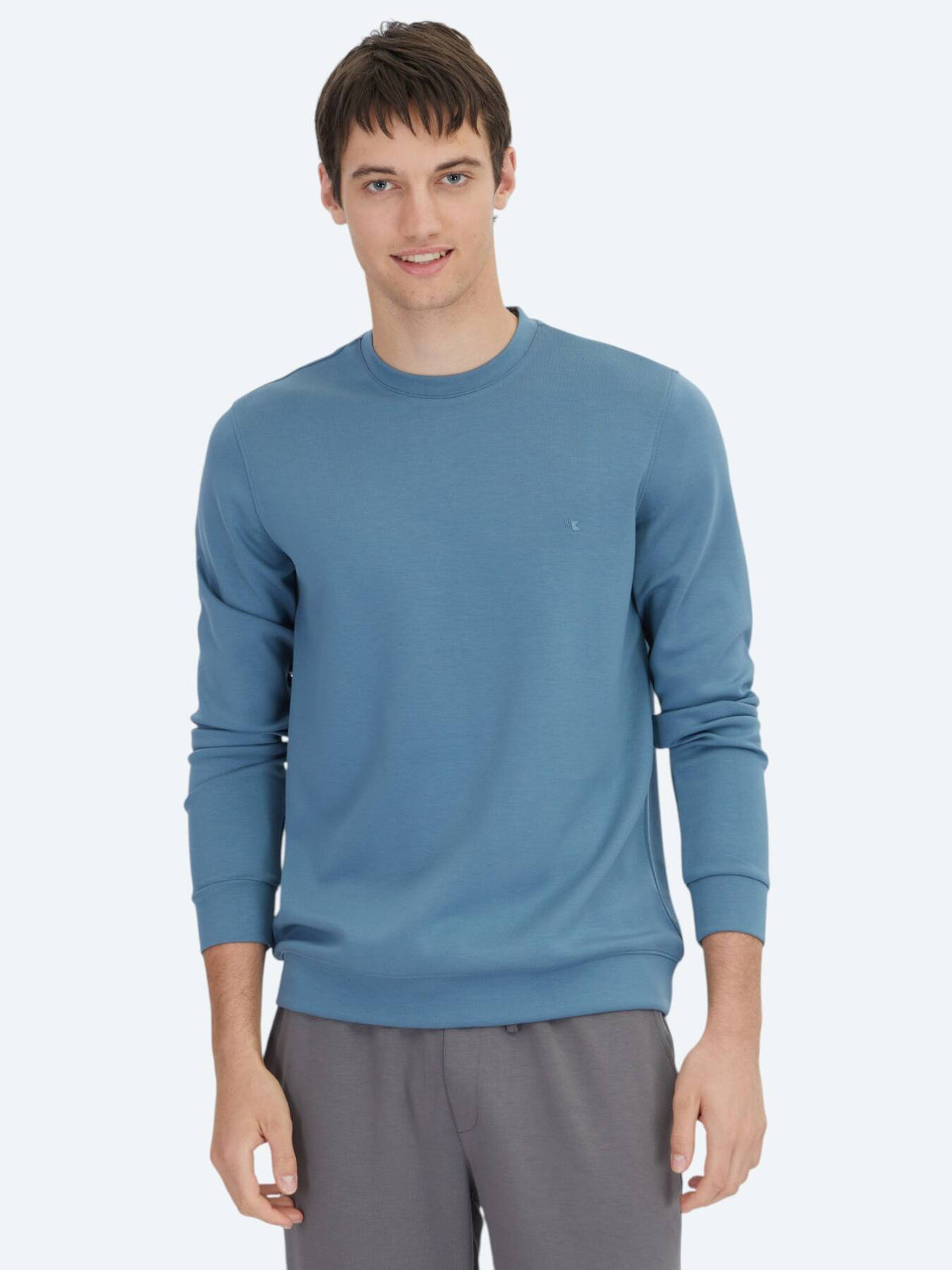 Indigo Rundhals Sweatshirt