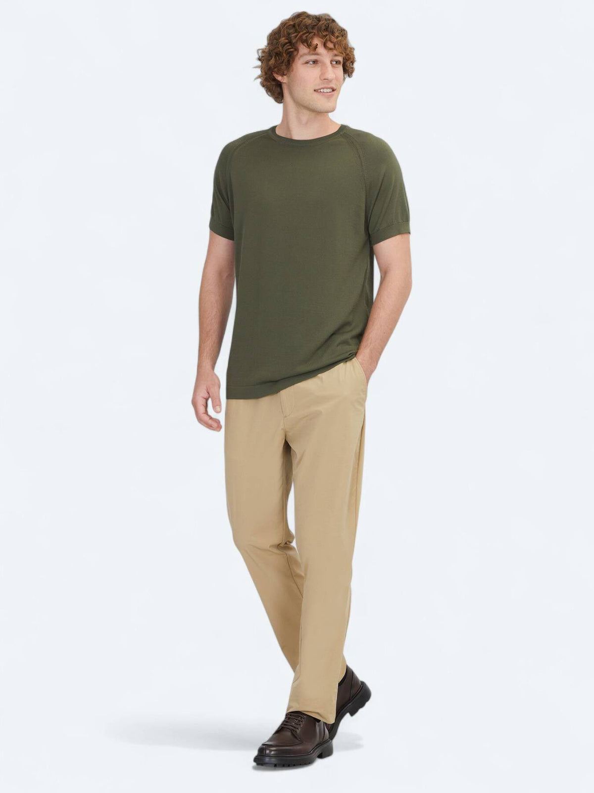 Khaki Strickwaren