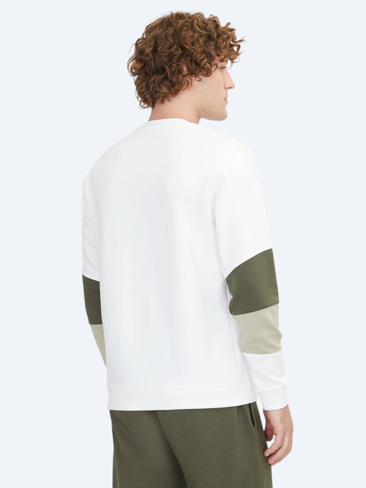 Ecru Rundhals Sweatshirt
