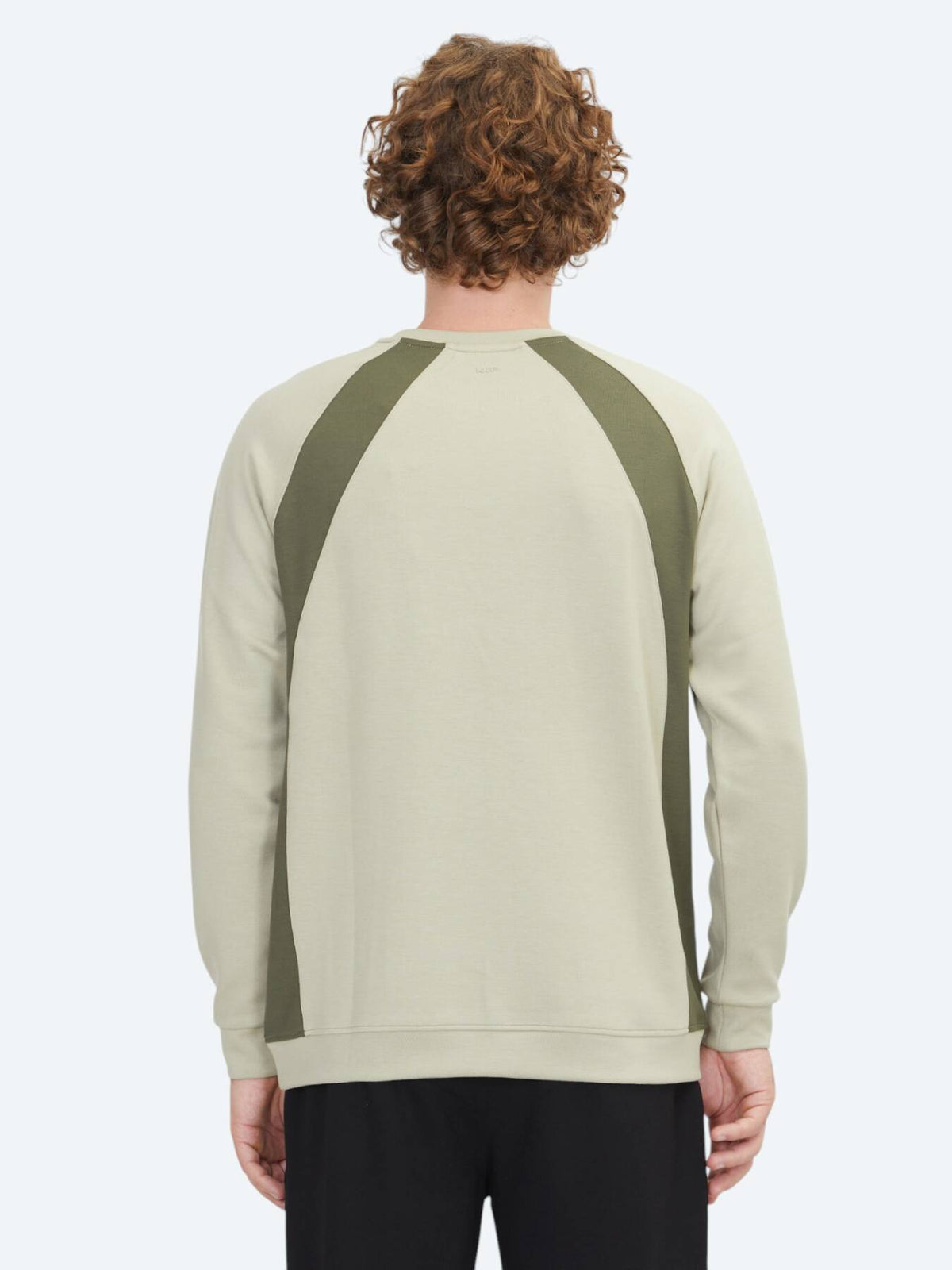 Hellgrüner Rundhalsausschnitt Pullover