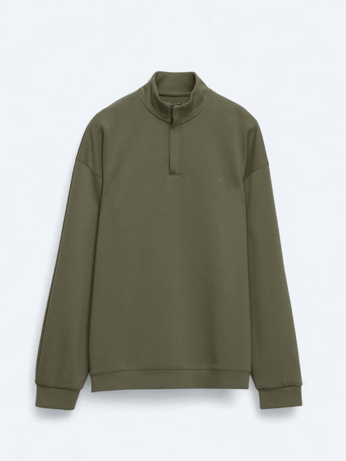 Khaki Rollkragenpullover