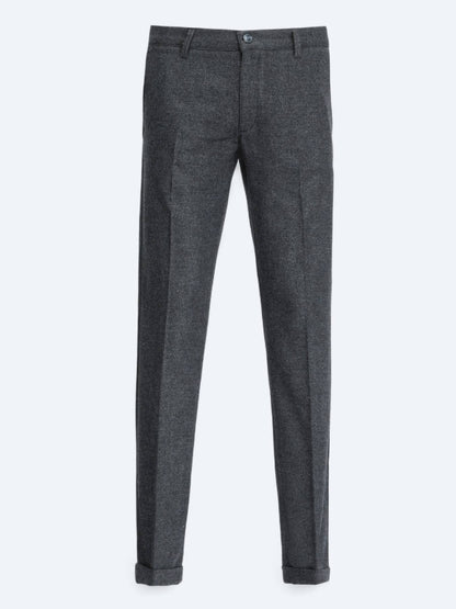 Harte Kohle Weben Jogging Fit Freizeit Wollmischung Hose
