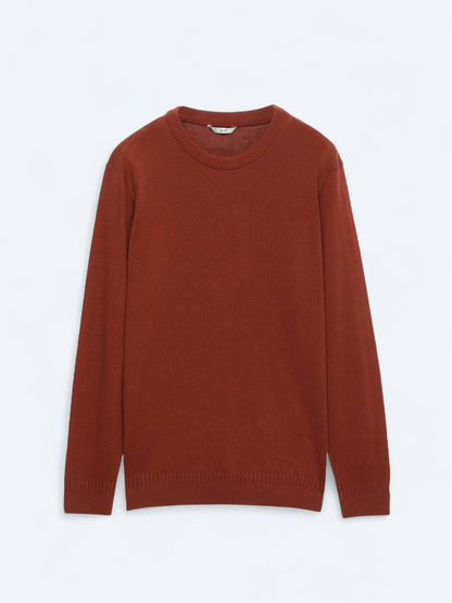Rote Strickpullover