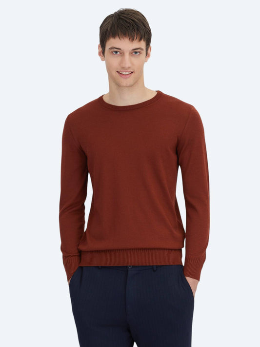 Rote Strickpullover