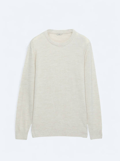 Beige Strickpullover