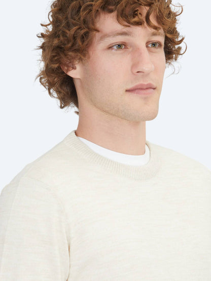 Beige Strickpullover